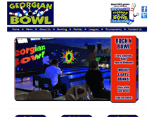 Tablet Screenshot of georgianbowl.com